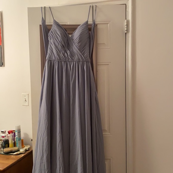 Light blue floor length gown - Picture 4 of 5